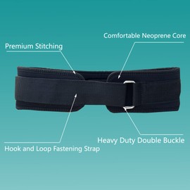 CORECISE Weighted Training Waist Belt for Pulling Sled and Tires,Workout Belt for Speed Parachute (Waist Belt)
