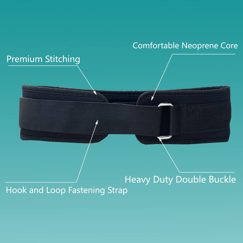 CORECISE Weighted Training Waist Belt for Pulling Sled and Tires,Workout
