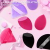 6+6 Professional Makeup Sponge Set,2.76 inch Portable Soft Setting Face