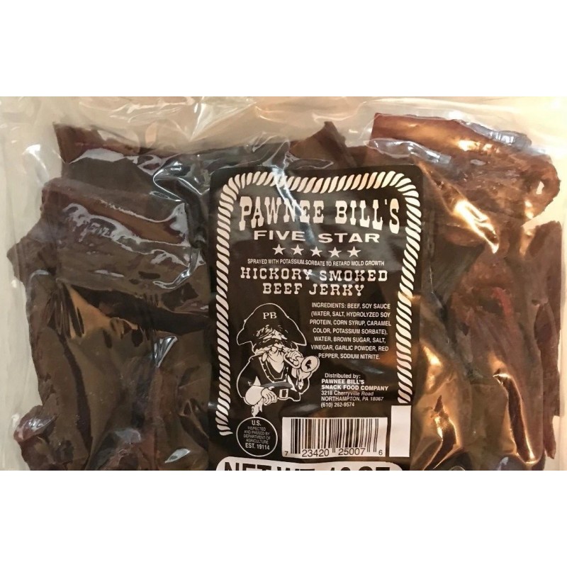 Pawnee Bill's Hickory Smoked Beef Jerky Original - 16oz pieces