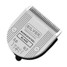 Professional 5 in 1 Replacement Blades Compatible with Wahl Bravura Clipper .Chromado，Creativa，Figura Dog Clippers for Dogs Grooming,Silver