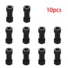 Pocoxll 10Pcs Hex Aluminum Standoff Spacer Column, Black Hexagonal Connecting