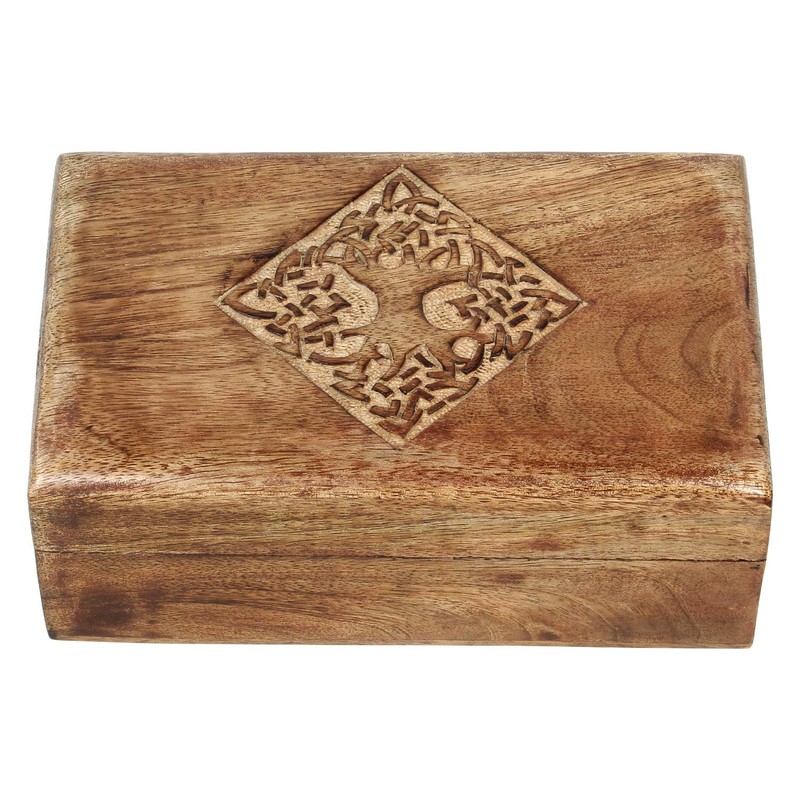 Ajuny Jewellery Box Indian Handmade Country Style Wooden, Storage Box