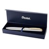 Pentel EnerGel Philography - Pastel White Barrel with Gift Box