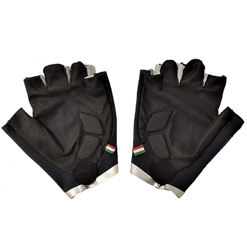 Bianchi JP203R2101BKSV4 Gloves, Advance, Summer Gloves, Black/Silver, Size L