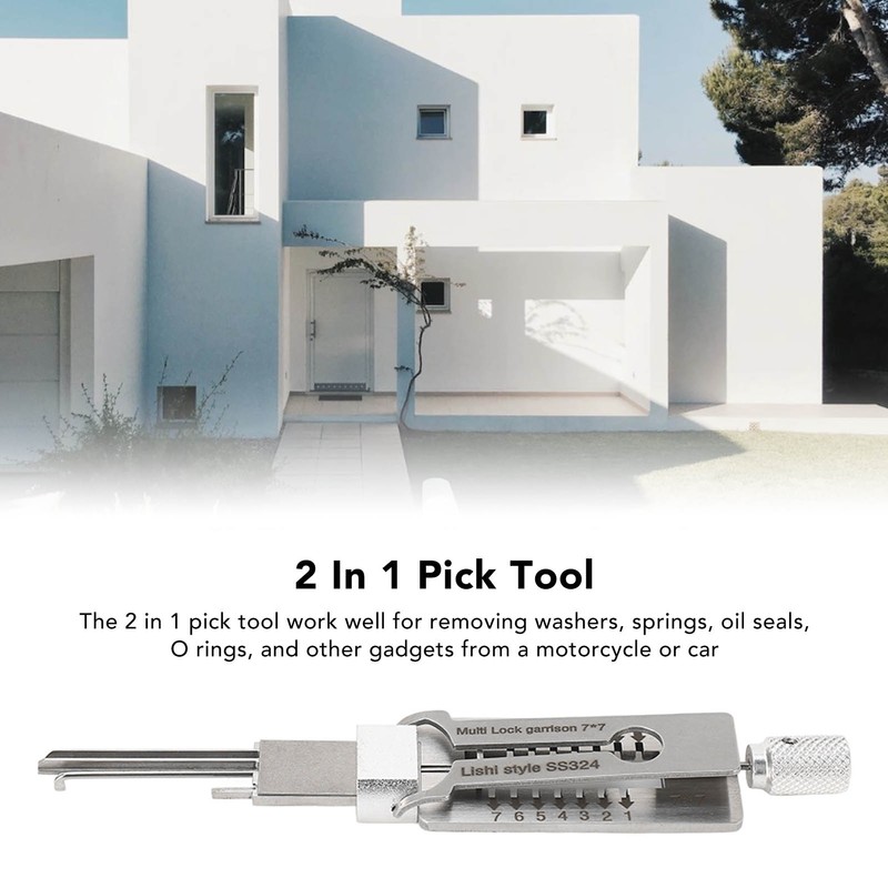 2 In 1 Pick Tool Hook Pickup Set Manual Maintenance