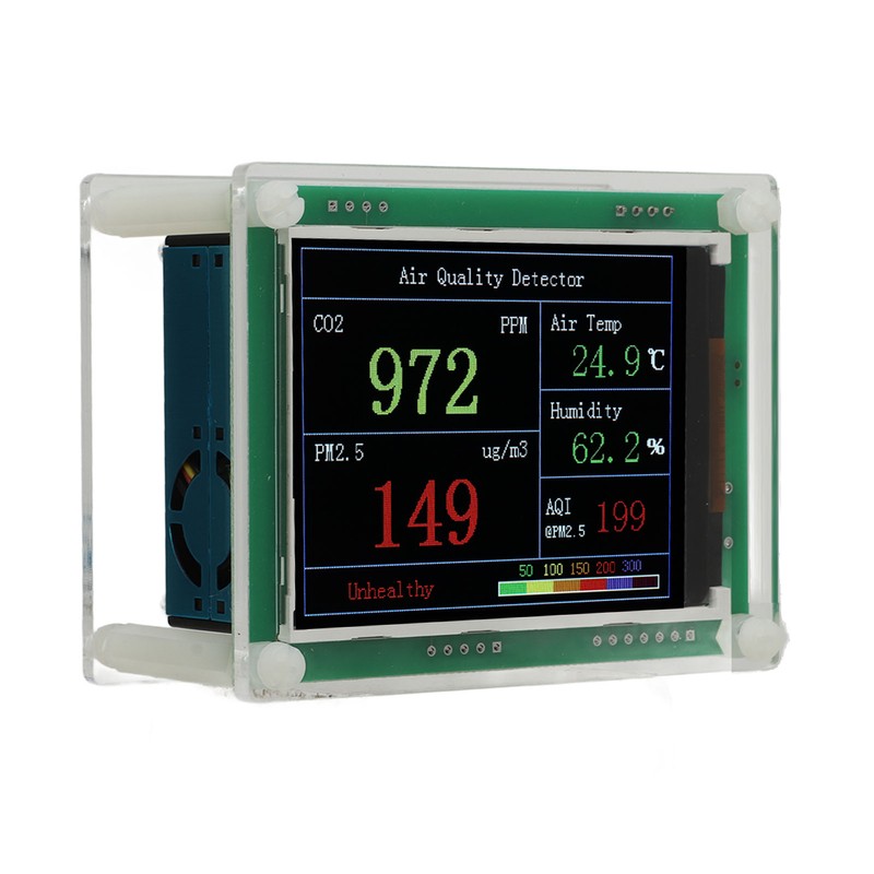 Air Quality Monitor Home Carbon Dioxide Detector High Accuracy Sensor