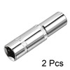 sourcing map 2 Pcs 3/8 Inch Drive 10mm 6-Point Deep