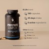 Prostate Supplement for Men 180 Caps with Saw Palmetto, Pumpkin