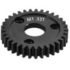 33-Tooth M1 Spur Gear 1.0 Metric Pitch, Hardened Steel Upgrades