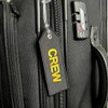 Crew/Do Not Remove from Aircraft Luggage tag | Black/Yellow |