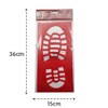 Santa Footprint Stencil – Reusable Plastic Template for Santa’s Boot