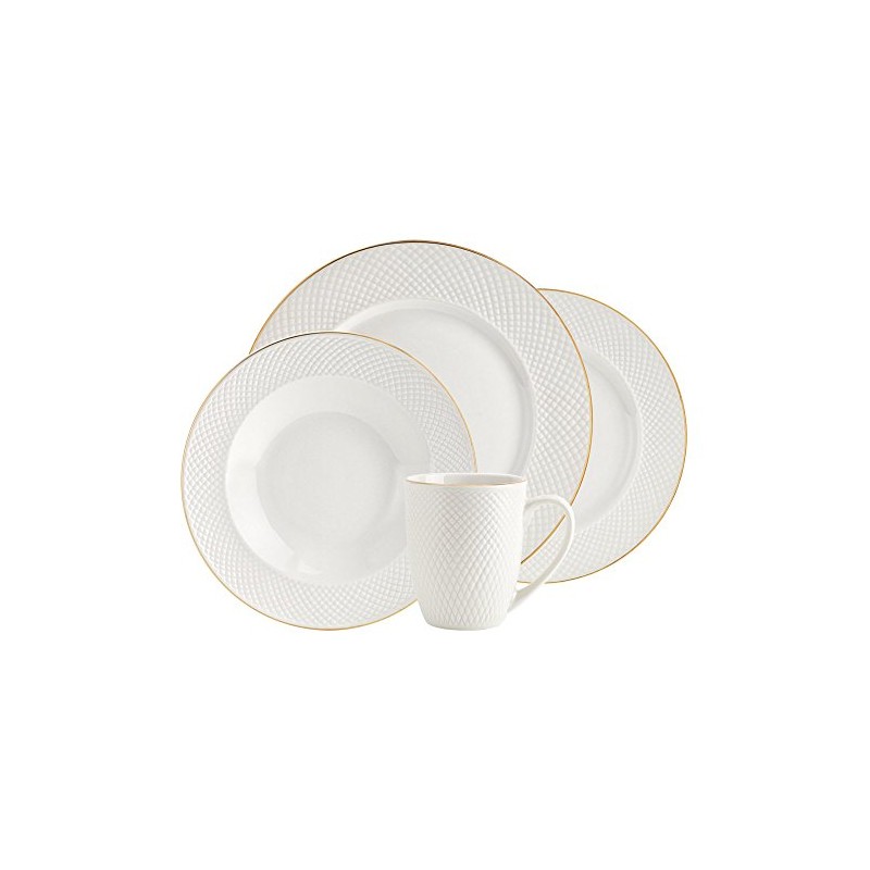 Godinger Lattuccina 16 Piece Dinnerware Set