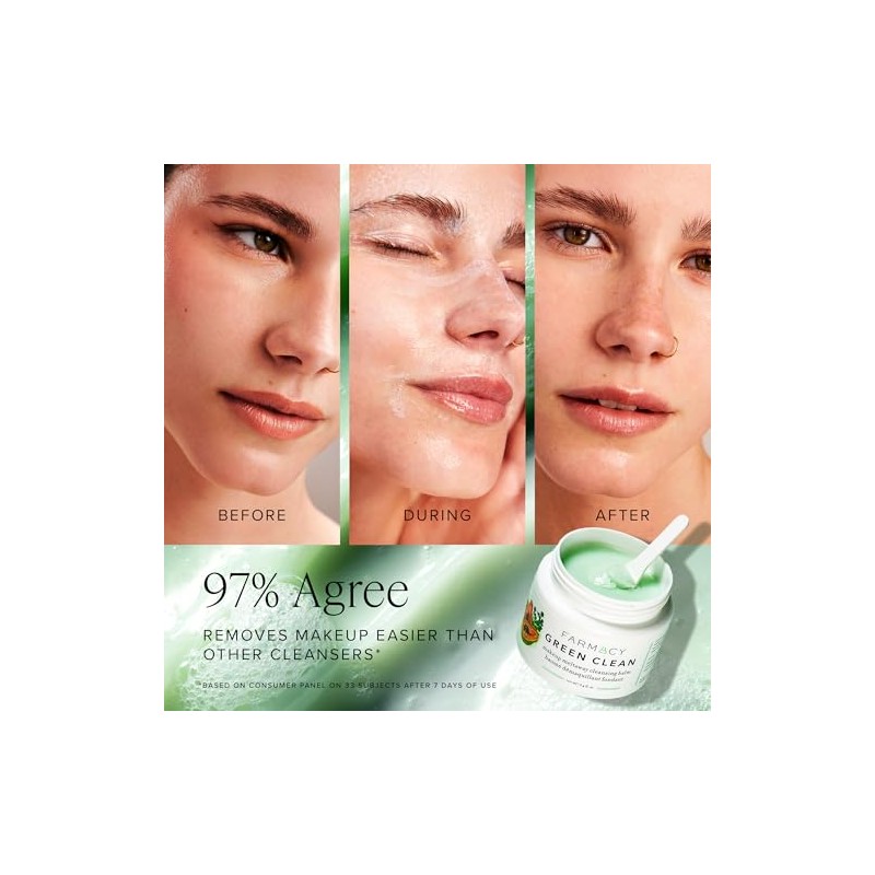 Farmacy Green Clean Makeup Meltaway Cleansing Balm - Natural Makeup