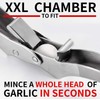Premium Garlic Press, Stainless Steel, Easy to Clean Garlic Mincer,