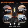 AUIMSOCO LED Light Bulb High-Low + FogLight Bulbs For Chevy