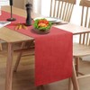 Rinpon Waterproof Wipeable Table Runner, Thick Farmhouse Table Runner, Dresser