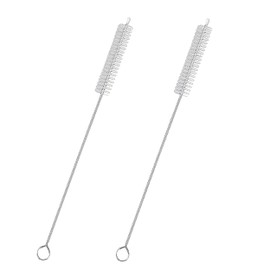 Straw Cleaner Brush, Straw Cleaning Brush by 304 Stainless Steel and Nylon Bristles, Hummingbird Feeders, Glass/Silicone Straws or brush for cleaning straws.
