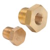 Oil Pan Plug Adapter Kit, M14x1.5 to 1/8" NPT Water