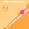 Kidsfantasy Kids Chopsticks, 2 Pairs Training Chopsticks for Toddler Beginners