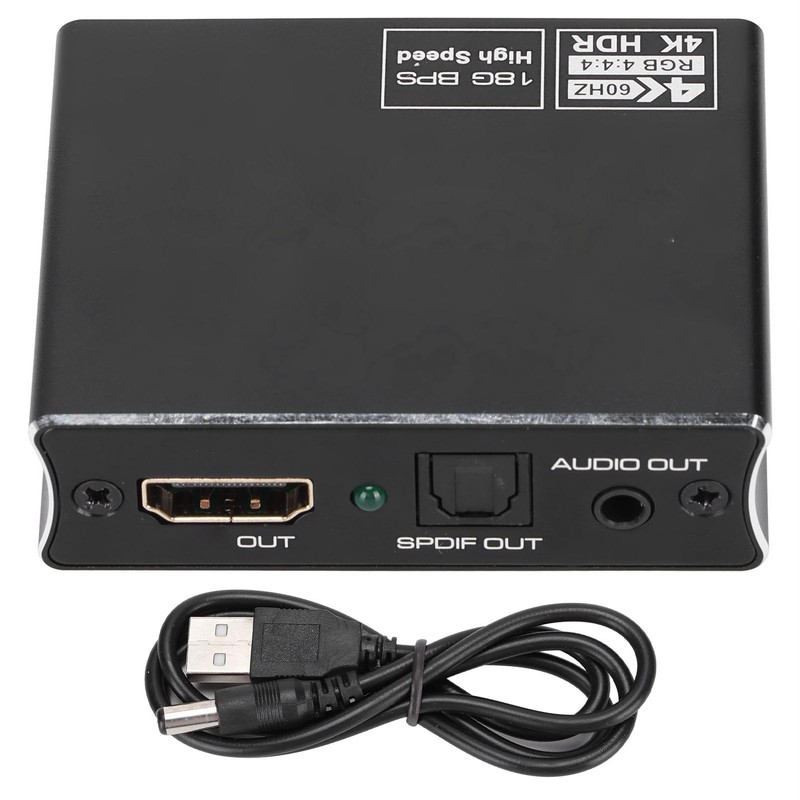 60hz Optical Fiber Audio Splitter Stereo Audio Stable Performance Audio