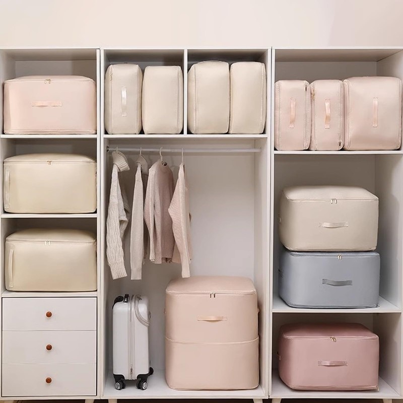 lafo Ultra Space Saving Self Compression Organizer, Bedroom Clothes Storage