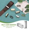 PATIKIL 1-1/4 Inch 40mm Belt Loop Keepers, Alloy Belt Strap
