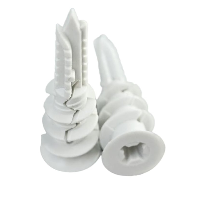 Drywall Anchor Kit 100pcs – Self Drilling Wall Plugs &