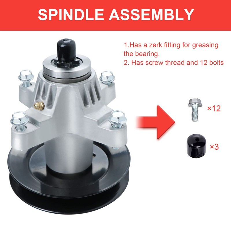 54" Deck Spindle Rebuild Kit for 618-04126 Spindle, for Cub