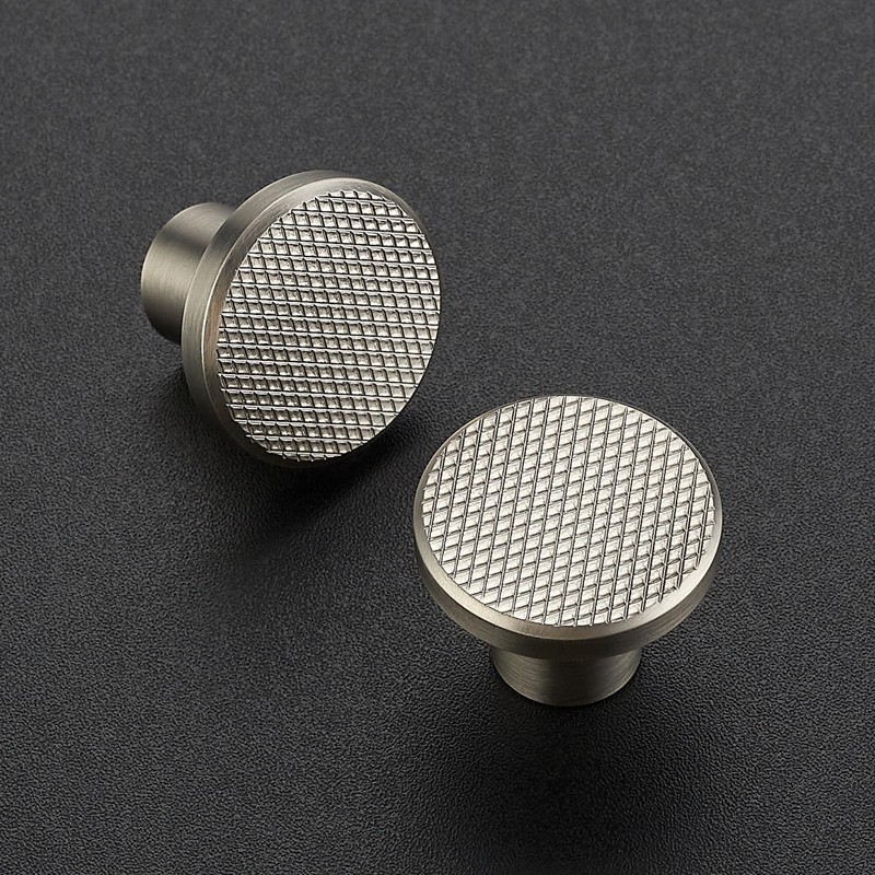Ravinte Decor 25 Pack Brushed Nickel Cabinet Knobs, 1-3/16 Inch
