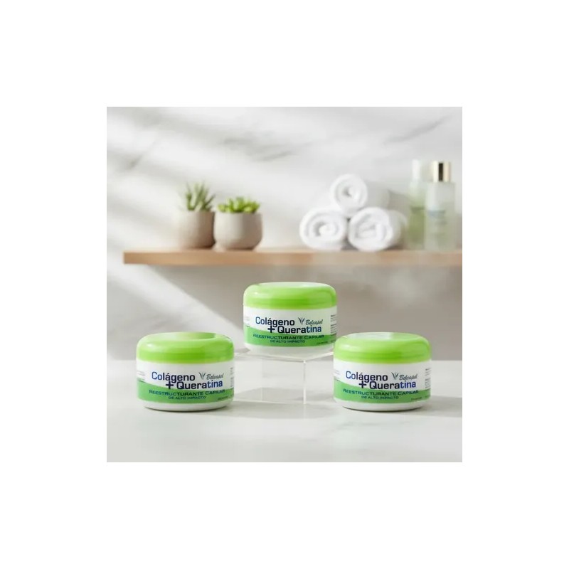 Pack 4 Belcapel Colágeno Queratina Para El Cabello