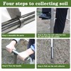 36 Inch Soil Sampler Probe, Stainless Steel Soil Sampling Tube