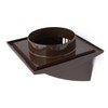 H&C VENT Brown Exhaust Hood Vent 190 mm with 125