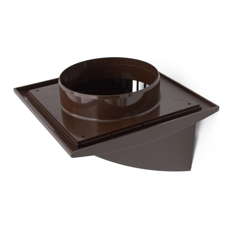 H&C VENT Brown Exhaust Hood Vent 190 mm with 125