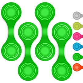 smartday Magnetic Reflectors Green (Set of 4) - Reflector Clip Pendant for Children, School Bags, Clothes, Prams & Dogs I Reflector, Light Pendant Dog