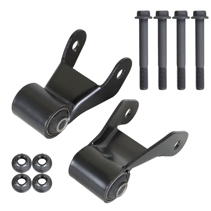 2-Pack 722-029 Leaf Spring Rearward Shackle Bracket Kit Replacement for