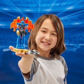 Transformers Transformers One Robot Battlers Sentinel Prime, 4.5-Inch Robot Action Figure, Interactive Toys for Boys and Girls Ages 6 and Up