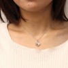 Jewelry Shop M m3067 Clear Clover Pendant