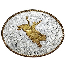 HorseSaddleShop Bull Rider Belt Buckle by Crumrine bkmfc06150