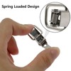 Zorfeter Small Stainless Steel Spring Loaded Toggle Lock Clasp Buckle