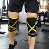 QIAOCHU Compression Knee Sleeve (XXL, Yellow)
