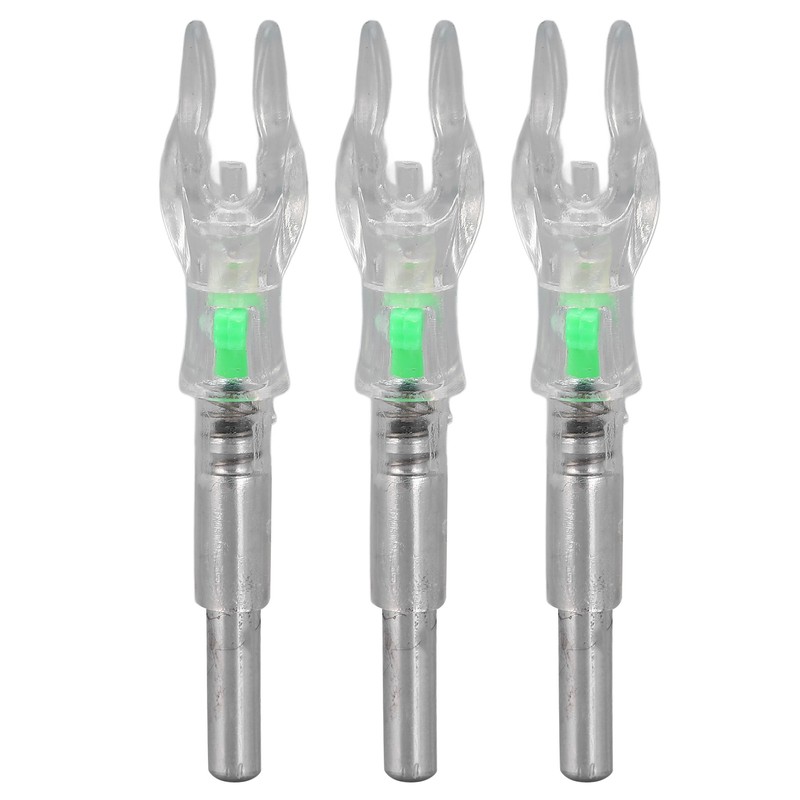 3PCS Lighted Nocks for Arrows Plastic Auto Lighting Archery Arrow