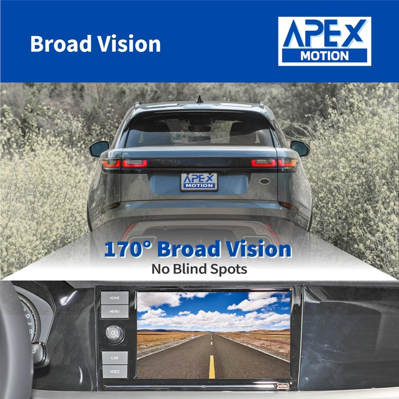 Generic APEXMOTION Rear View Backup Camera Reversing Parking Assist Camera