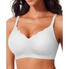 SINFLA Women's Seamless Bra Without Underwire Large Breasts Strong Hold