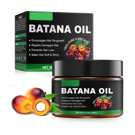Raw Batana Oil for Hair Growth and Repair - 100% Pure, Natural, Pure Batana Oil for Moisturising and Repair of Dry, Damaged Hair and Skin Care 120 g