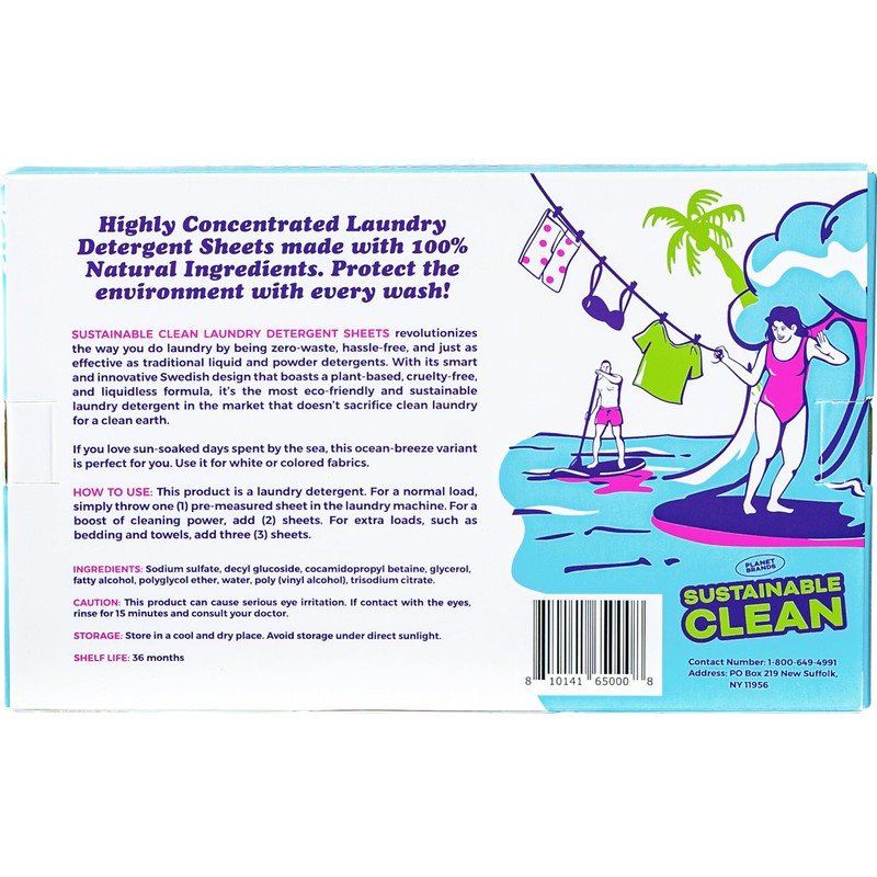 Planet Brands Laundry Detergent Sheets - Made in Sweden, Up