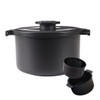 Banu Microwave Rice and Pasta Cooker Steamer with Strainer -
