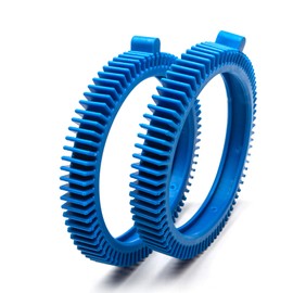 ATIE PoolSupplyTown Front Tire Kit with Super Hump Replace The PoolCleaner Poolvergnuegen Front Tire Kit with Super Hump 896584000-143 (2 Pack)