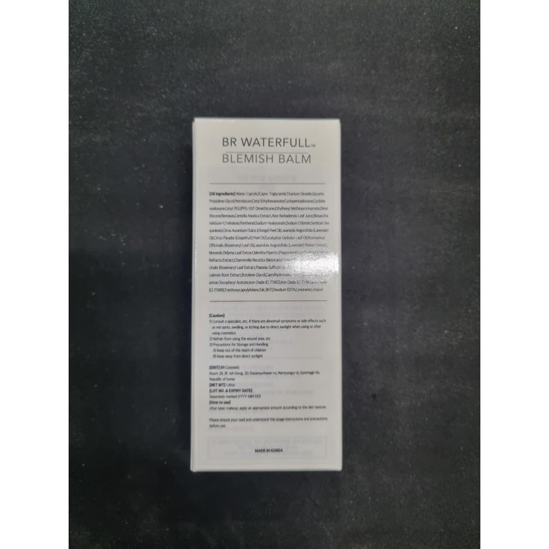 BR Waterfull Blemish Balm, Korean BB Cream, Dewy Finish, Moisturizing