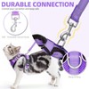 PUPTECK Cat Harness and Leash Set Escape Proof Reflective Cat
